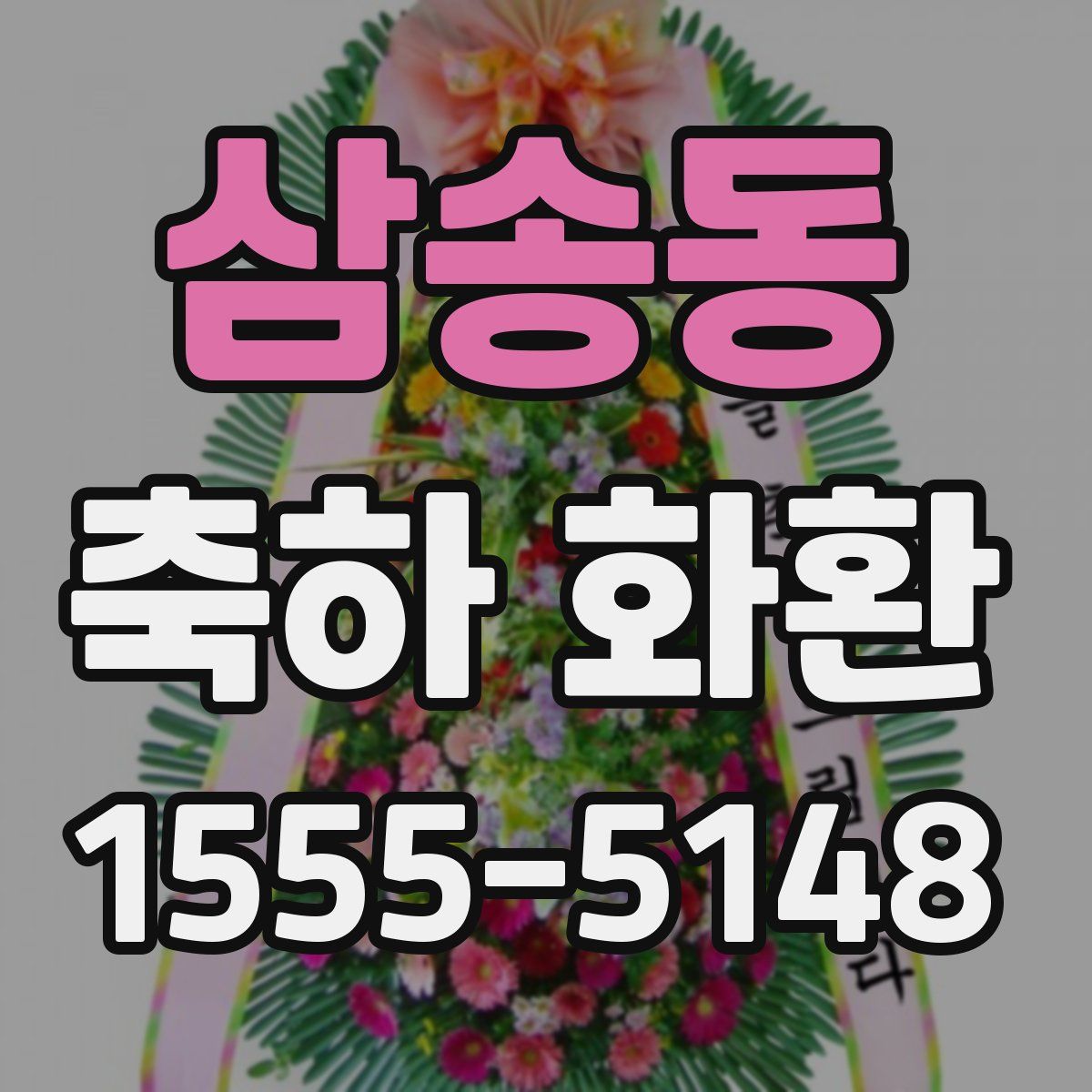 삼송동 축하 화환