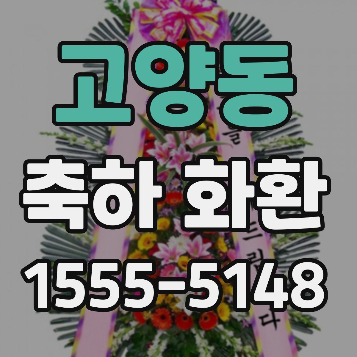 고양동 축하 화환