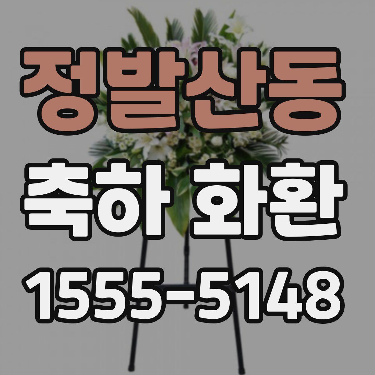 정발산동 축하 화환