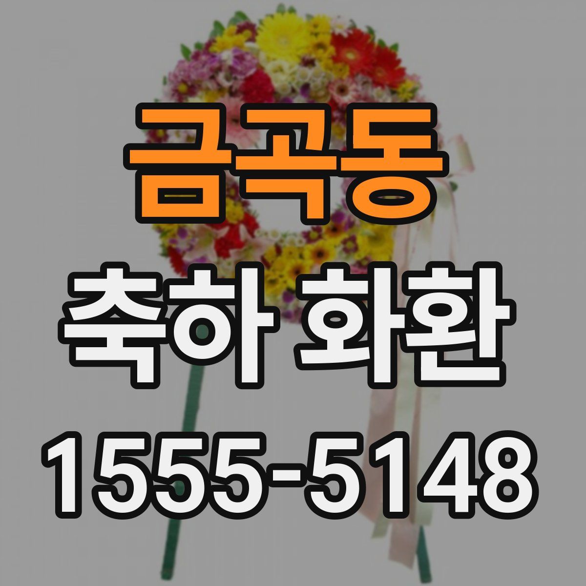 금곡동 축하 화환