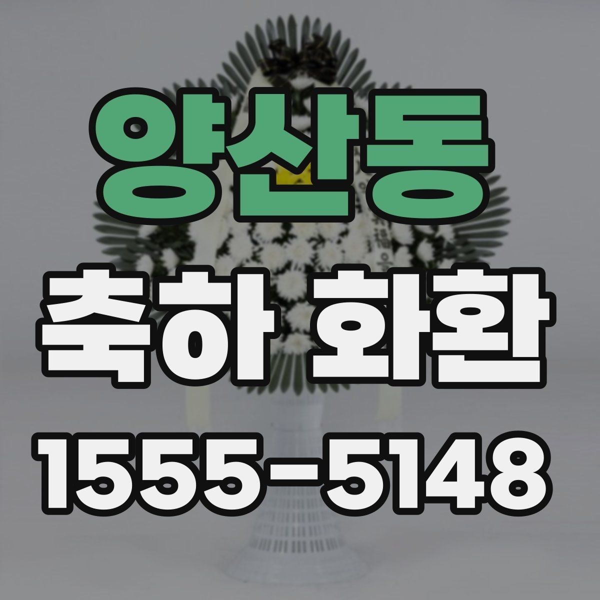 양산동 축하 화환