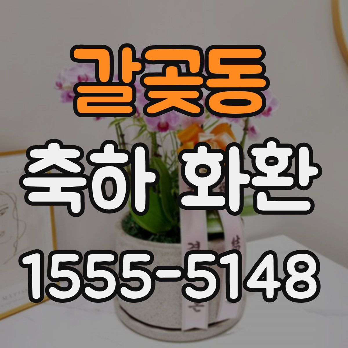 갈곶동 축하 화환