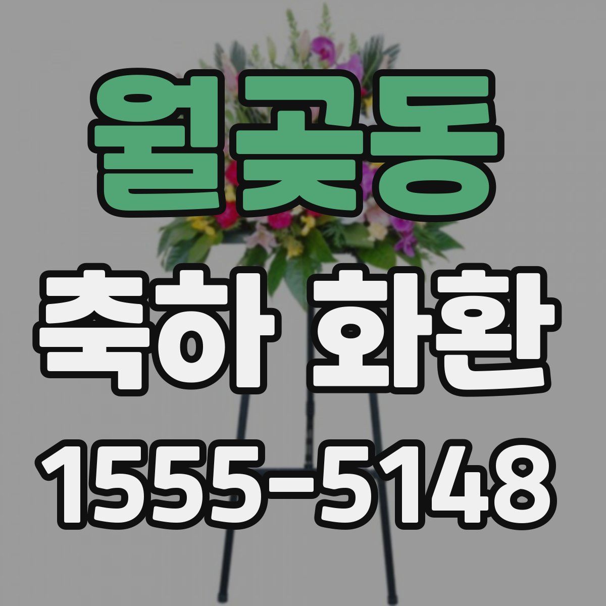 월곶동 축하 화환