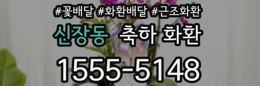 신장동 축하 화환