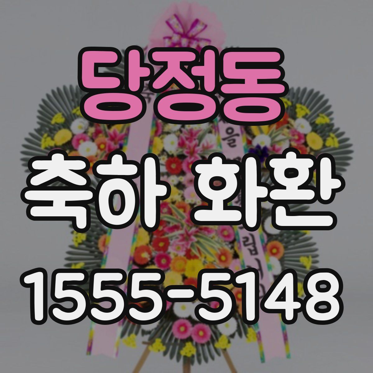 당정동 축하 화환