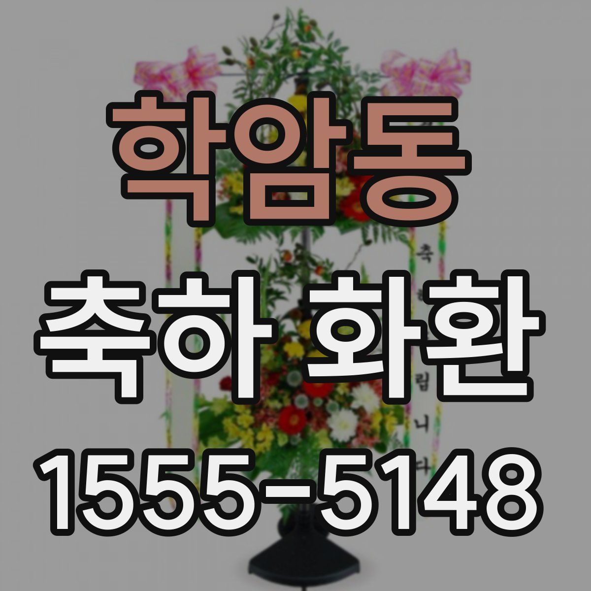 학암동 축하 화환