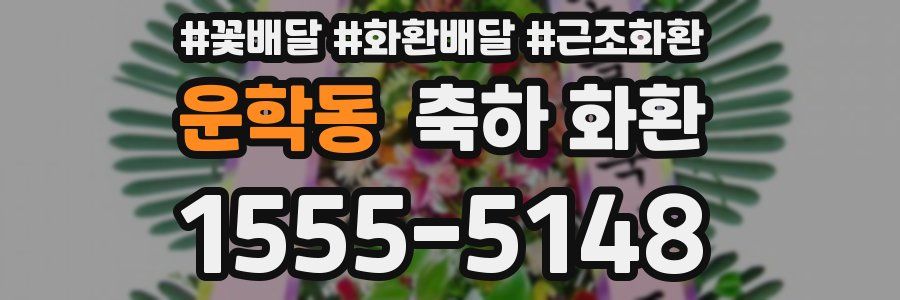 운학동 축하 화환