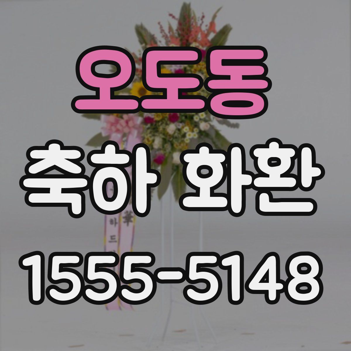 오도동 축하 화환