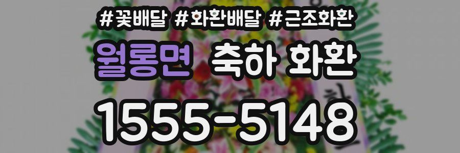 월롱면 축하 화환