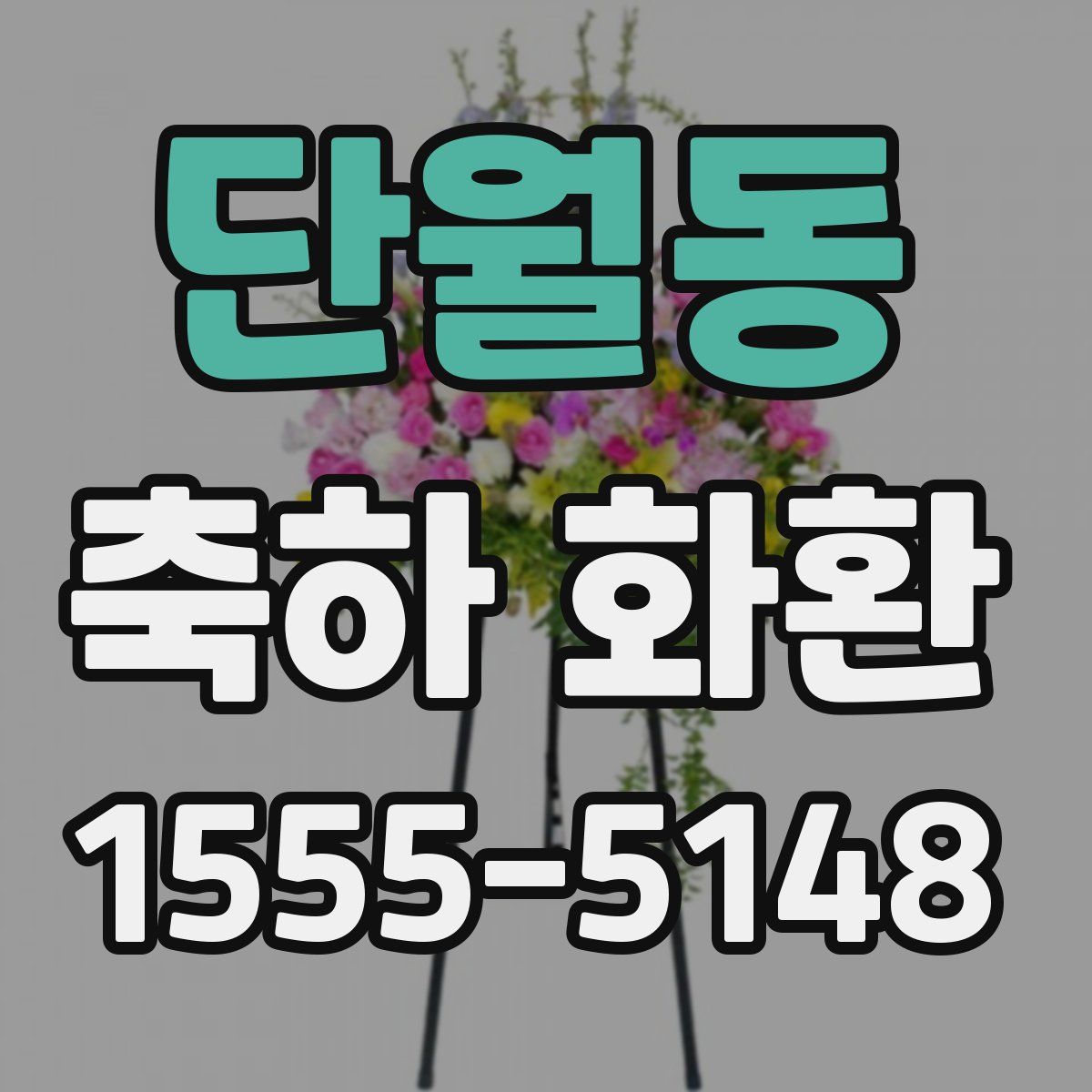 단월동 축하 화환