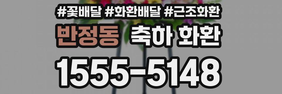 반정동 축하 화환