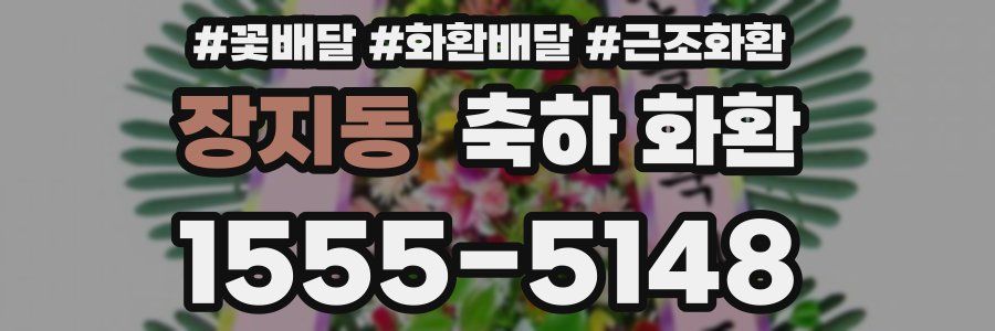 장지동 축하 화환