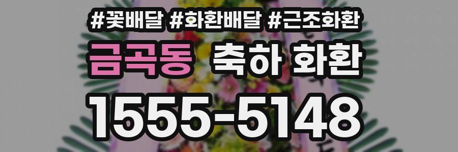 금곡동 축하 화환
