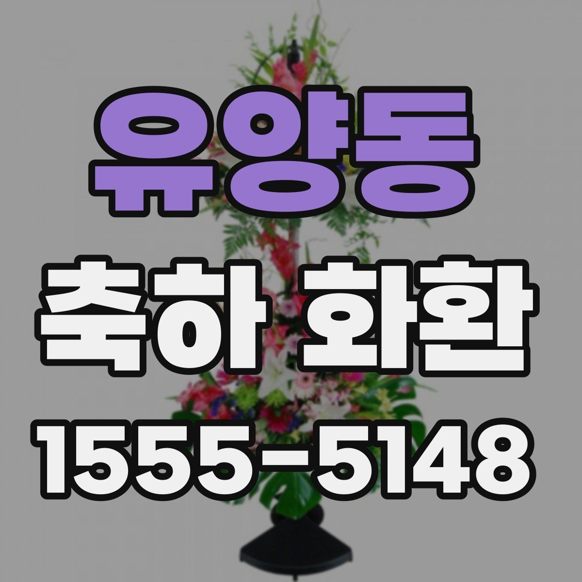 유양동 축하 화환