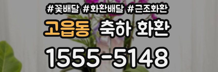 고읍동 축하 화환