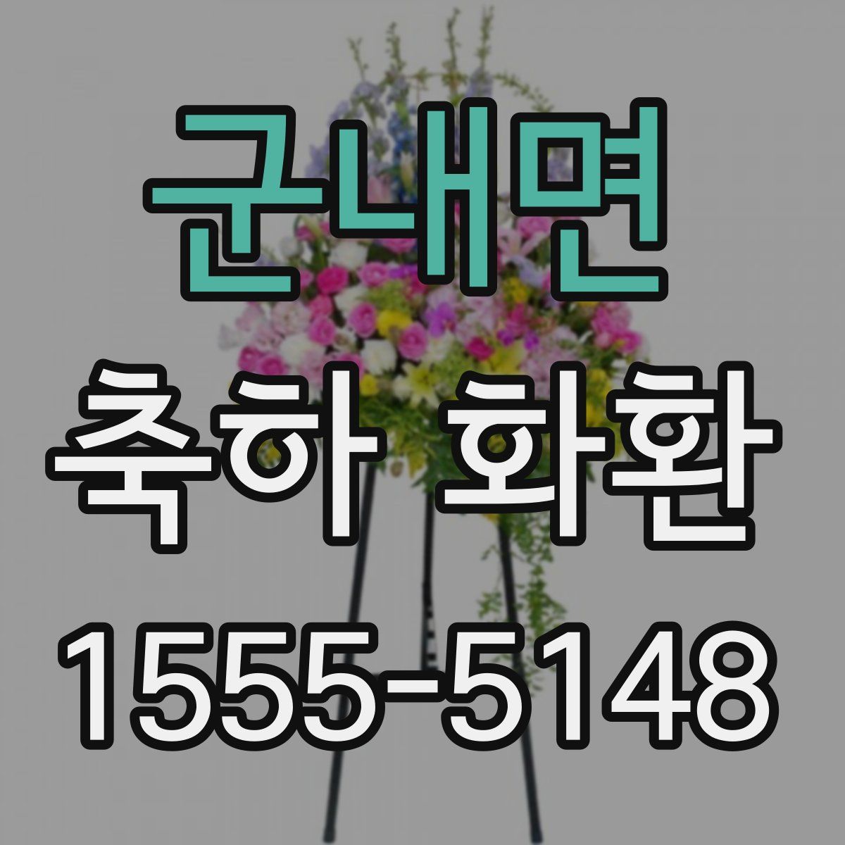 군내면 축하 화환