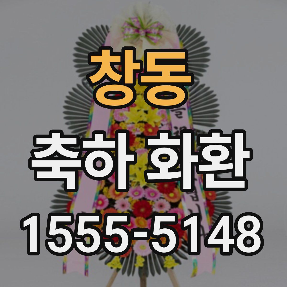 창동 축하 화환