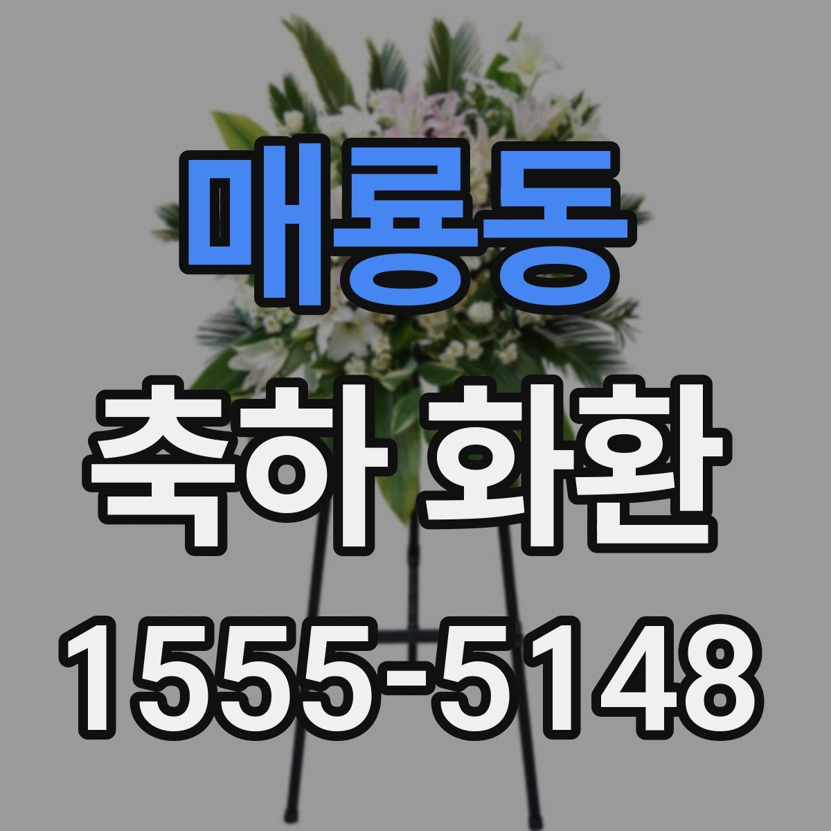 매룡동 축하 화환