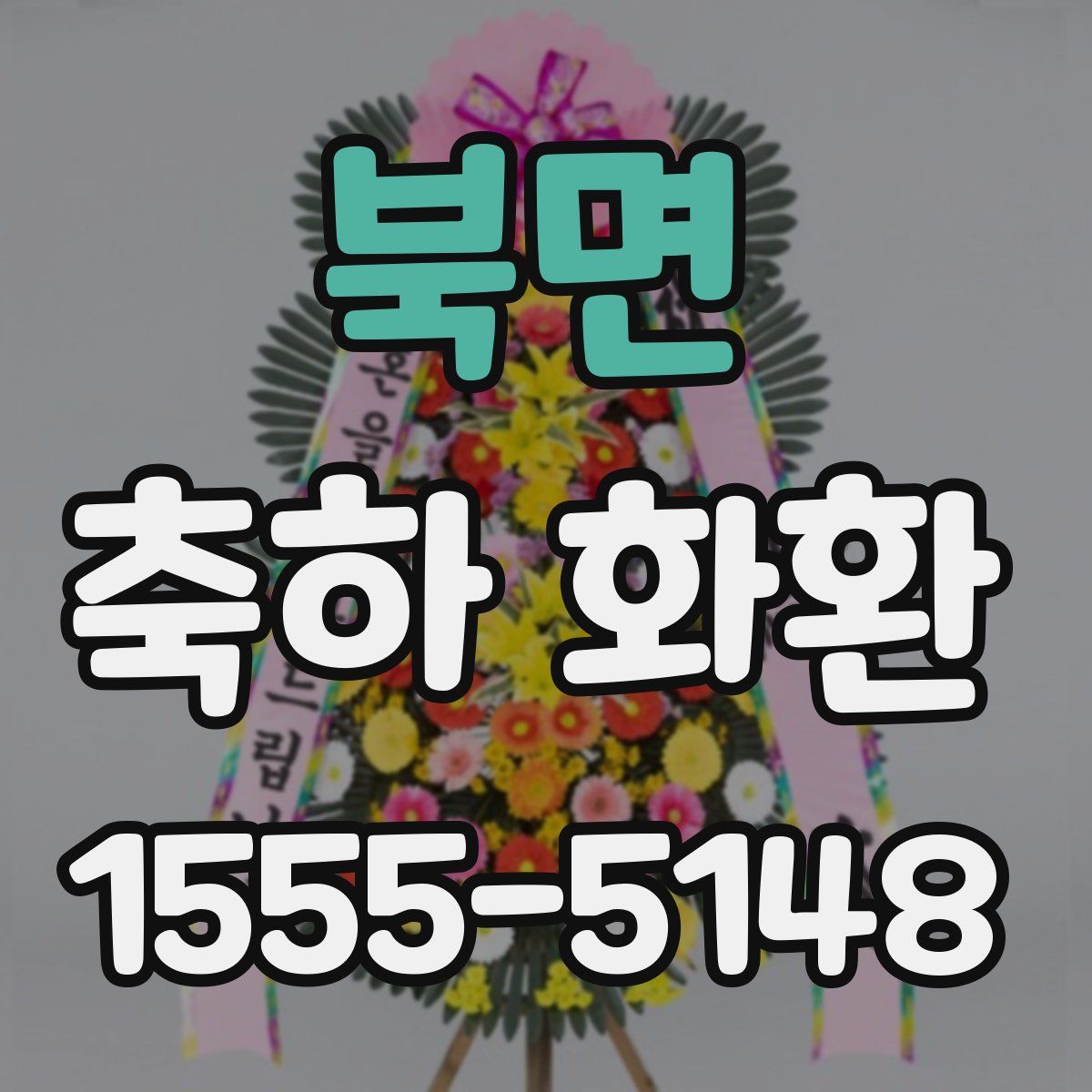 북면 축하 화환