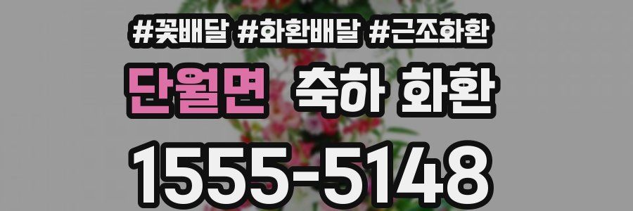 단월면 축하 화환