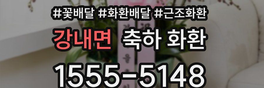 강내면 축하 화환