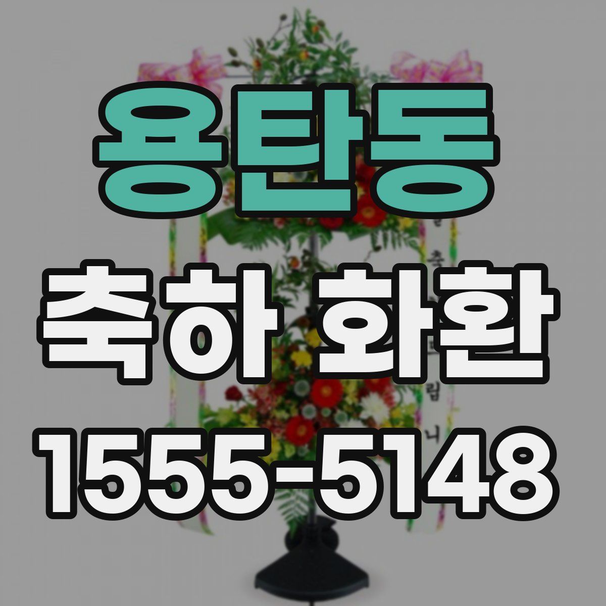 용탄동 축하 화환