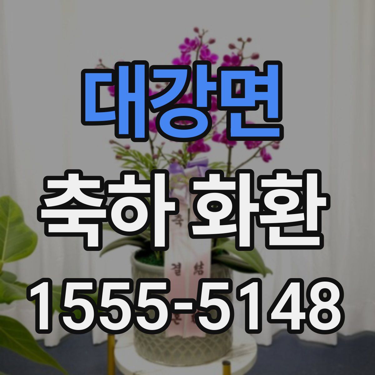 대강면 축하 화환