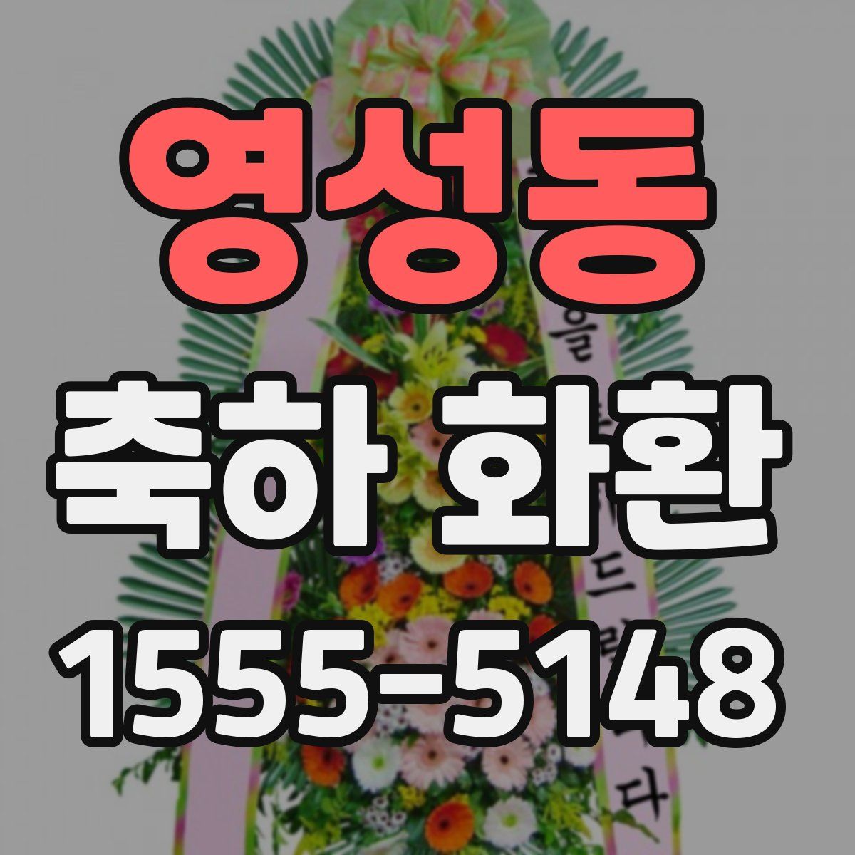 영성동 축하 화환