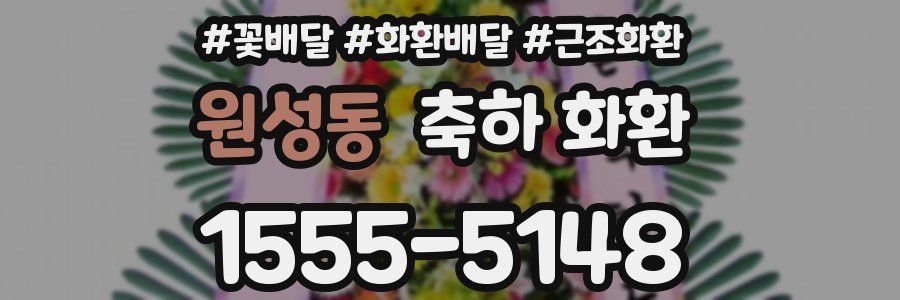 원성동 축하 화환