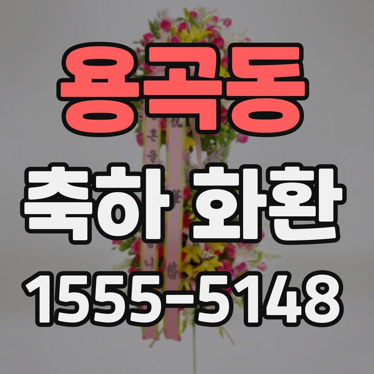 용곡동 축하 화환