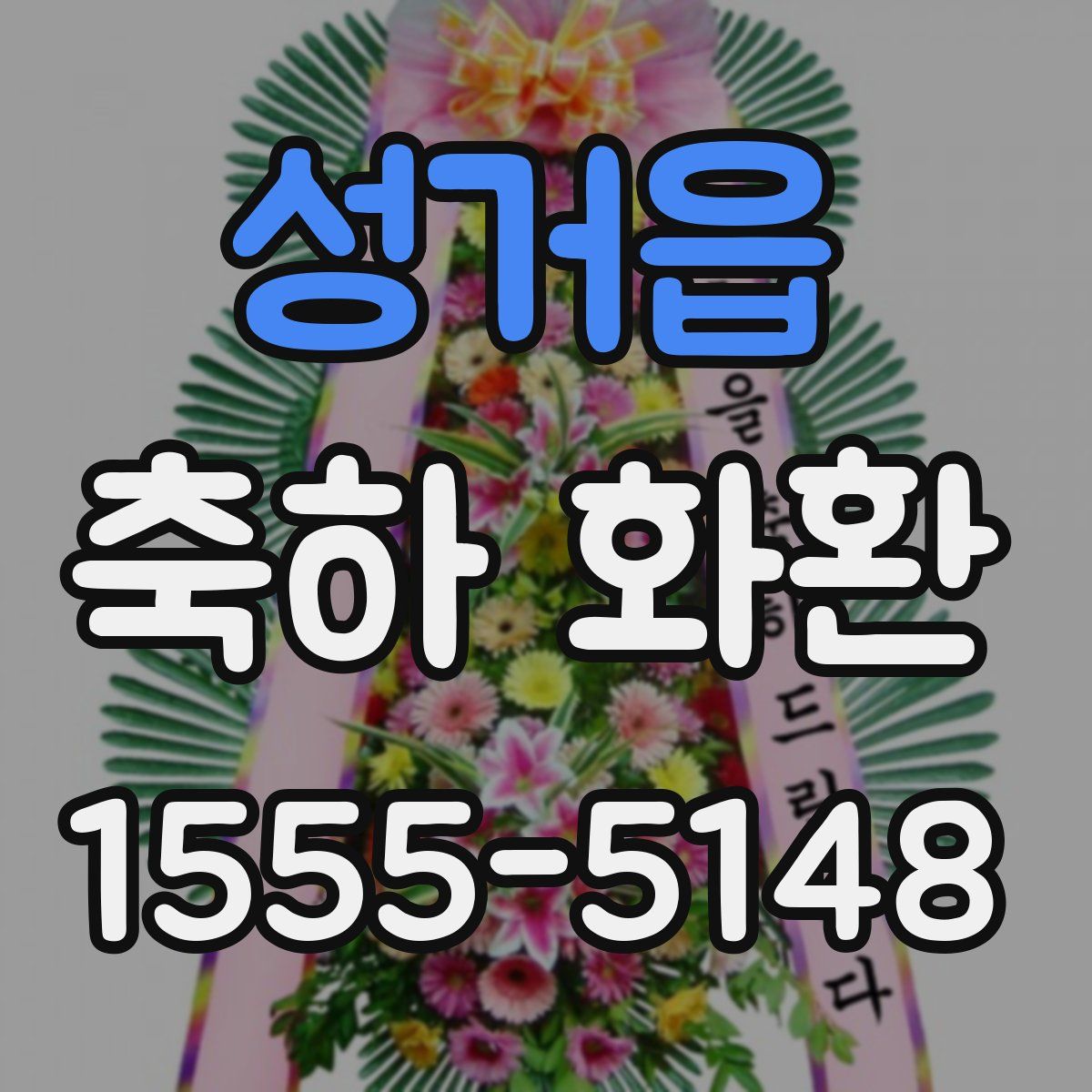 성거읍 축하 화환