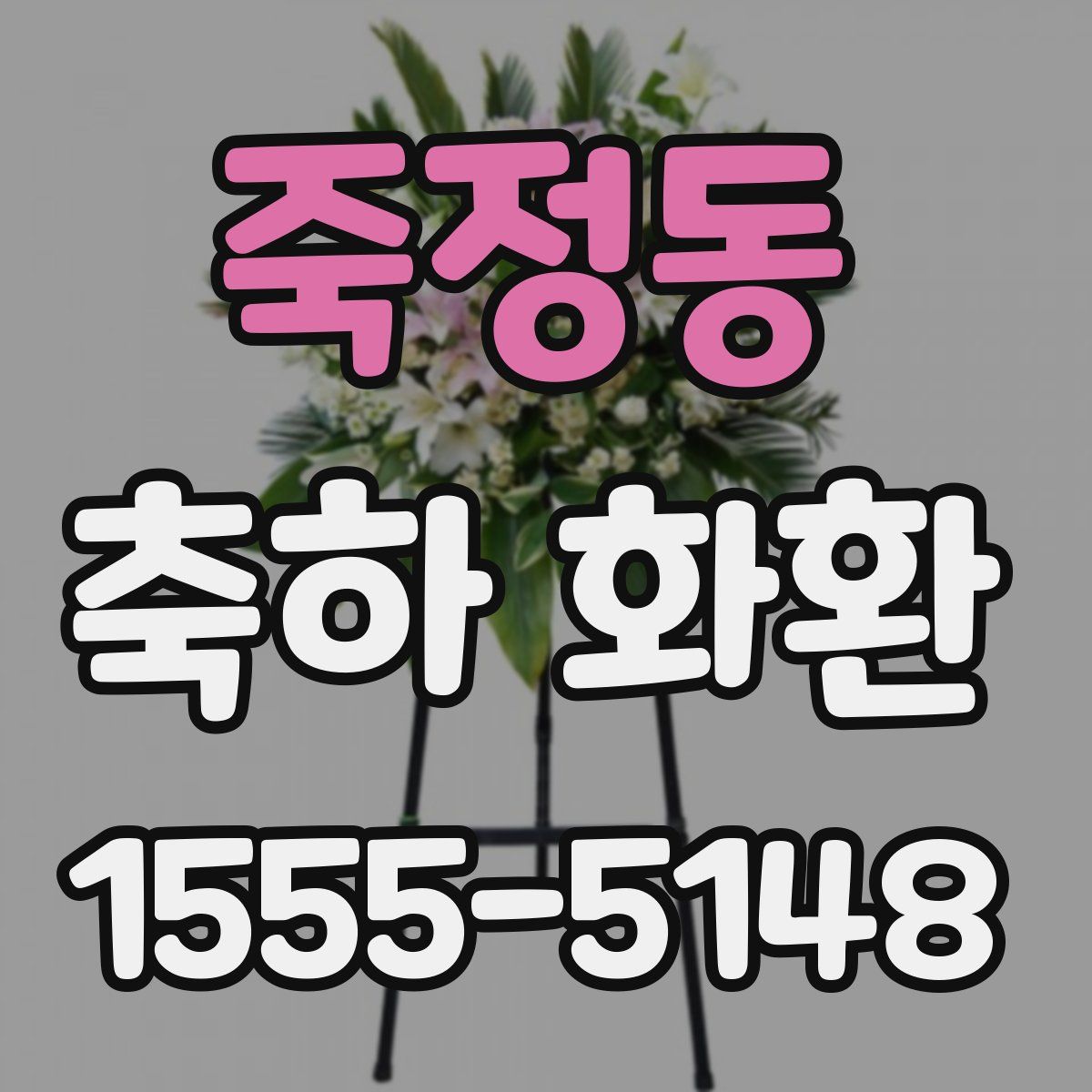 죽정동 축하 화환
