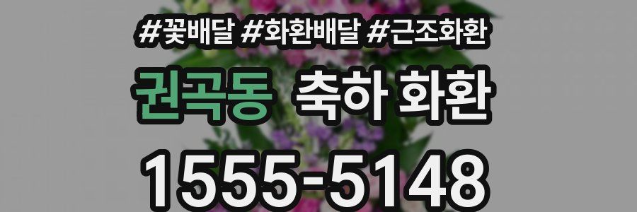 권곡동 축하 화환