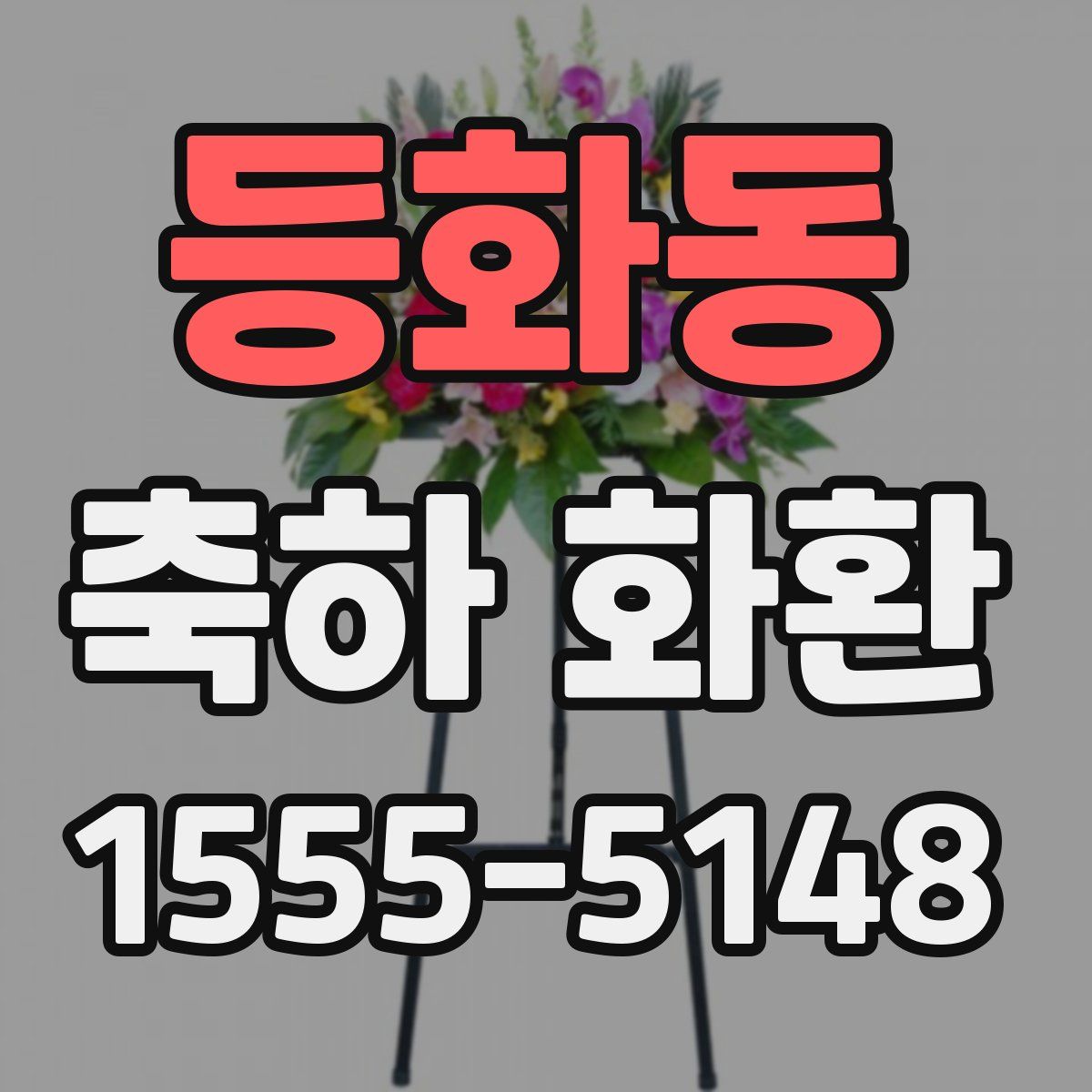 등화동 축하 화환