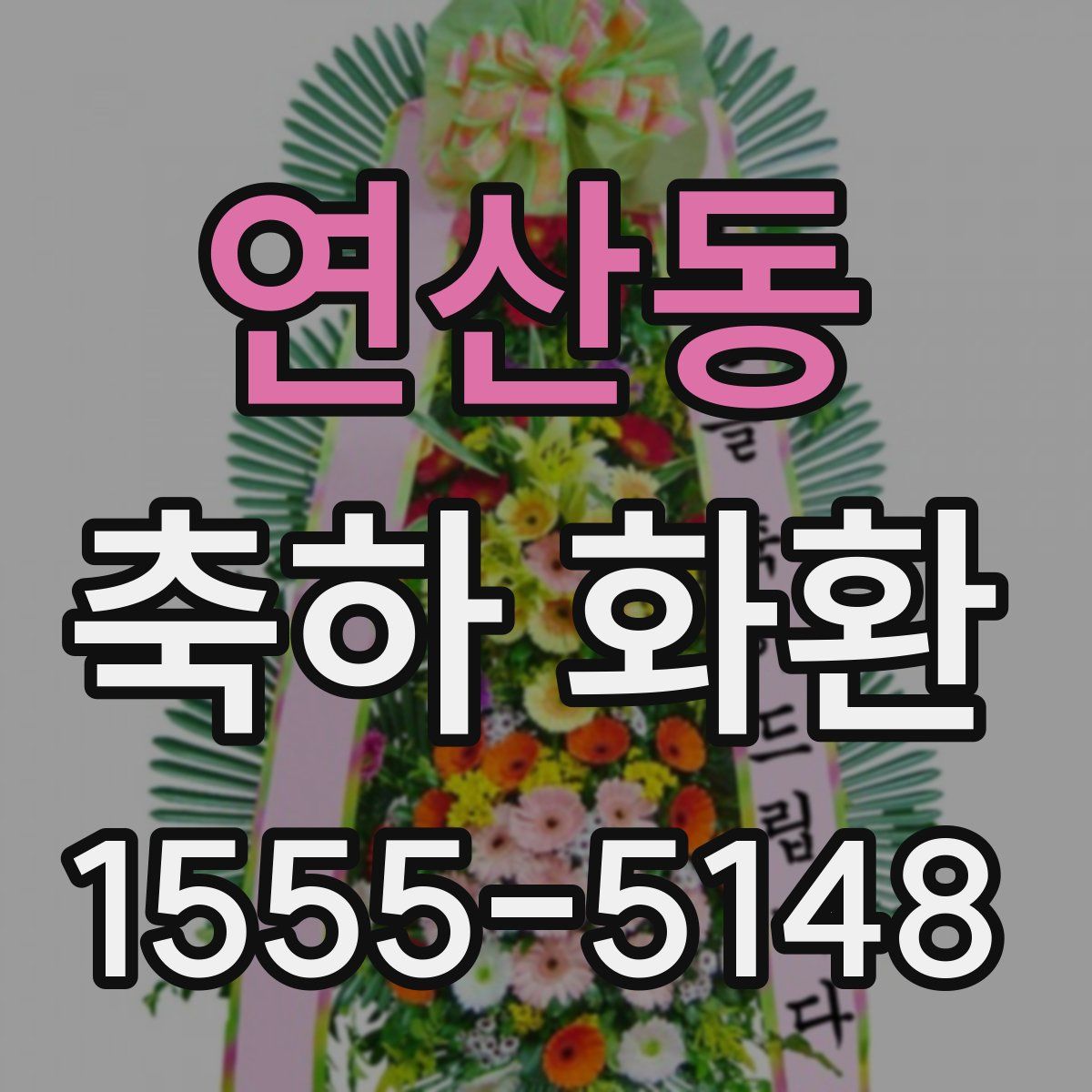 연산동 축하 화환