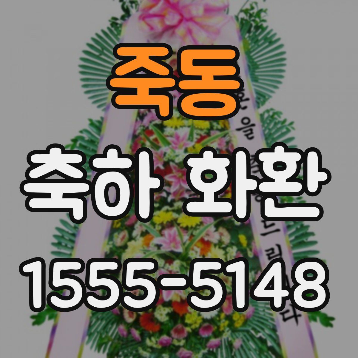 죽동 축하 화환