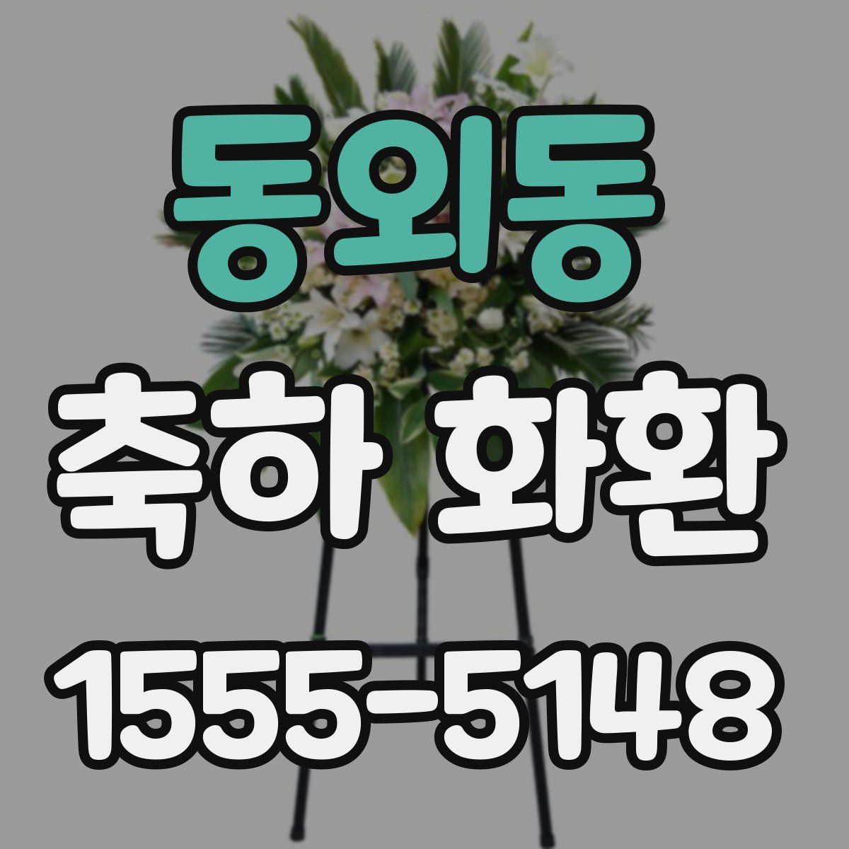동외동 축하 화환