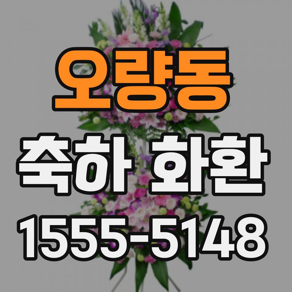 오량동 축하 화환