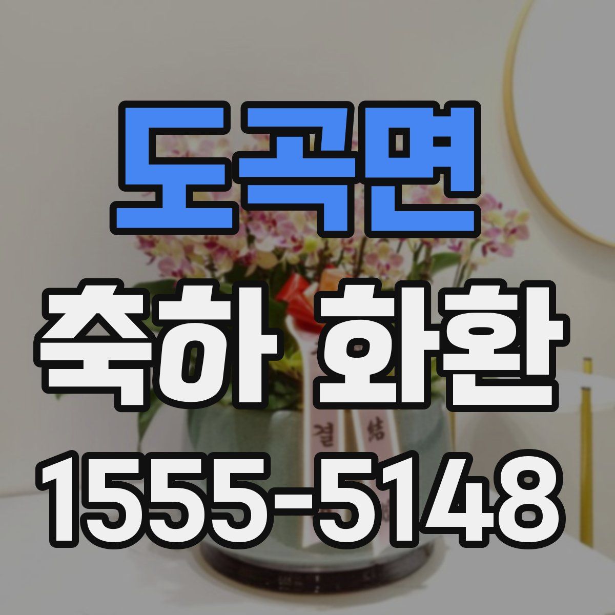 도곡면 축하 화환