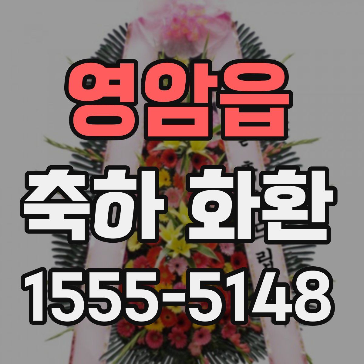 영암읍 축하 화환