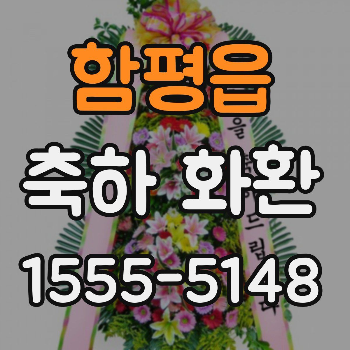 함평읍 축하 화환