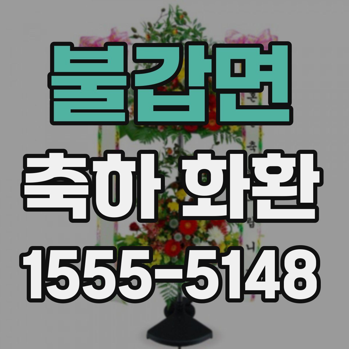 불갑면 축하 화환