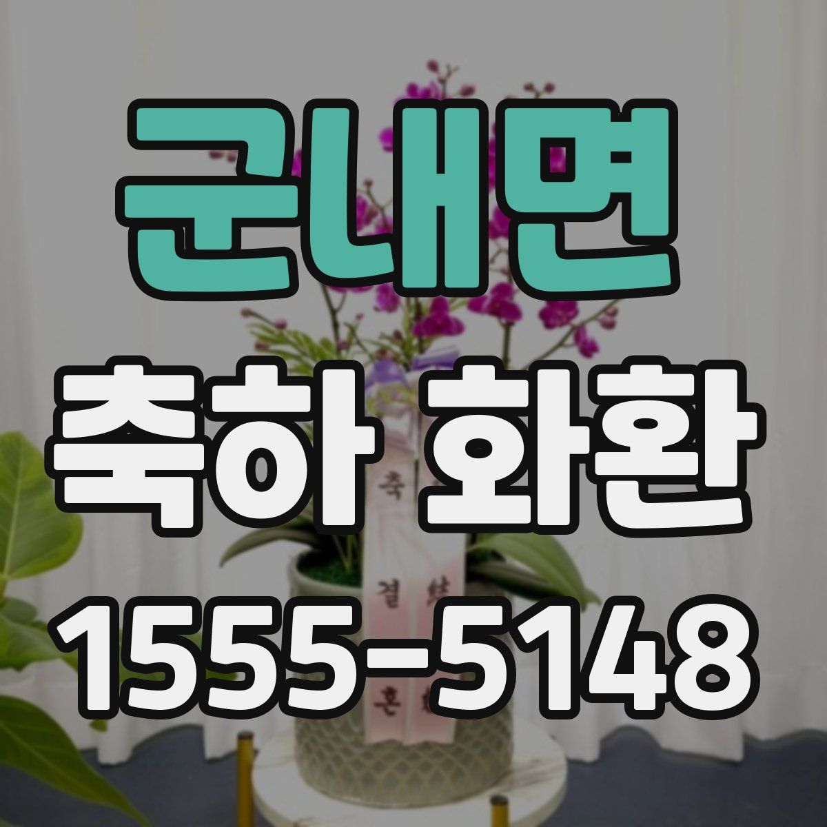 군내면 축하 화환