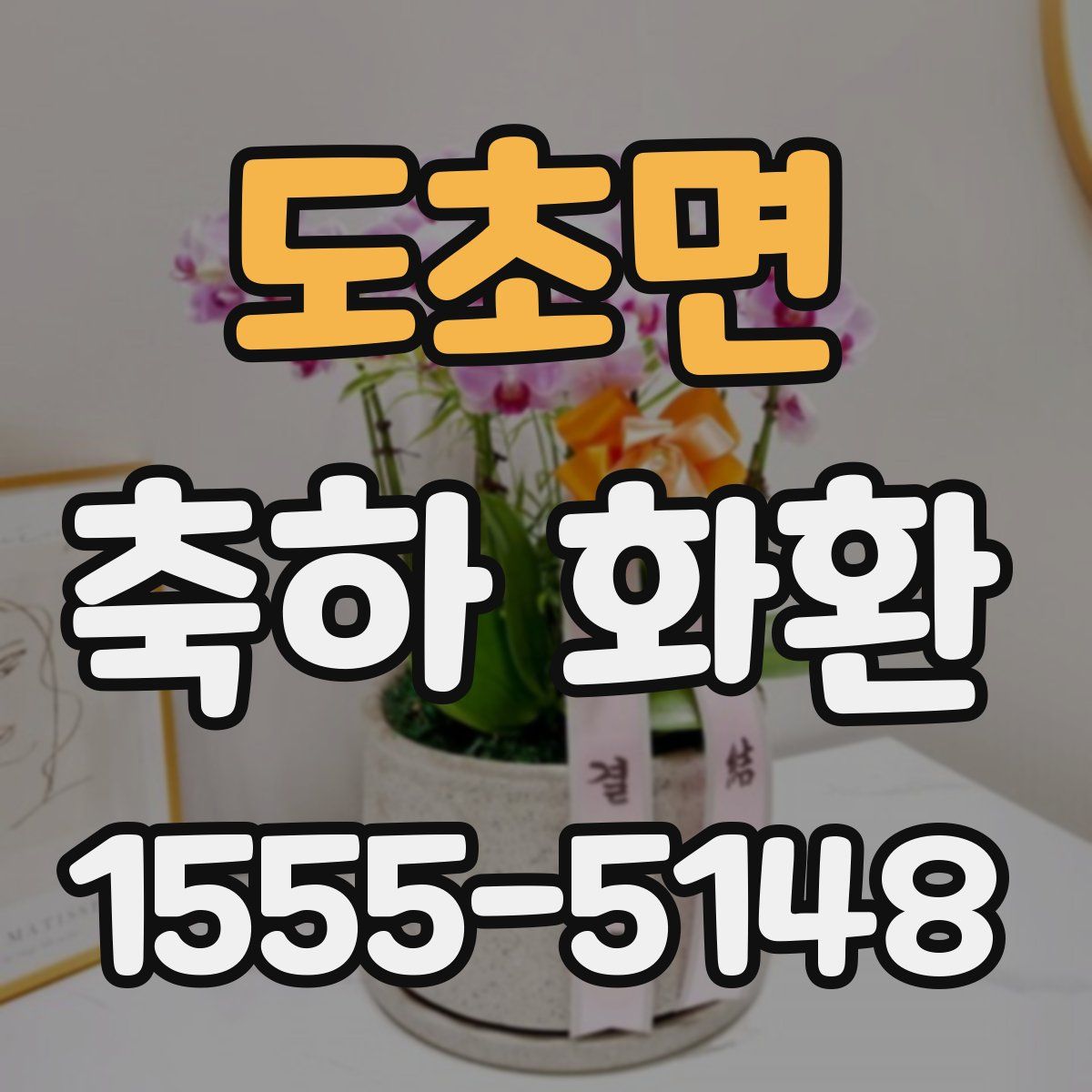 도초면 축하 화환