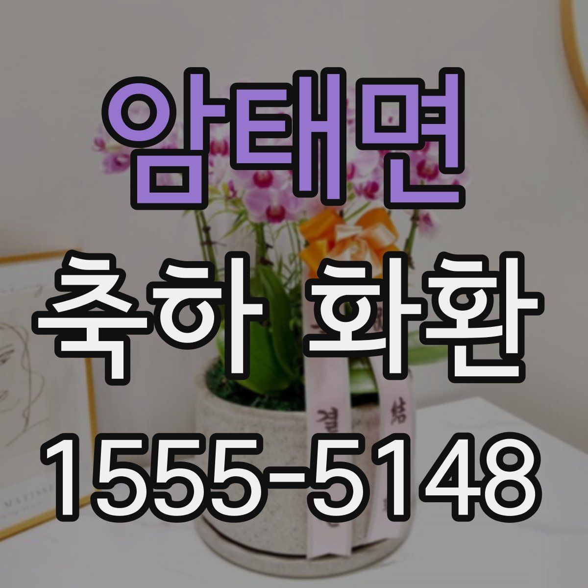 암태면 축하 화환