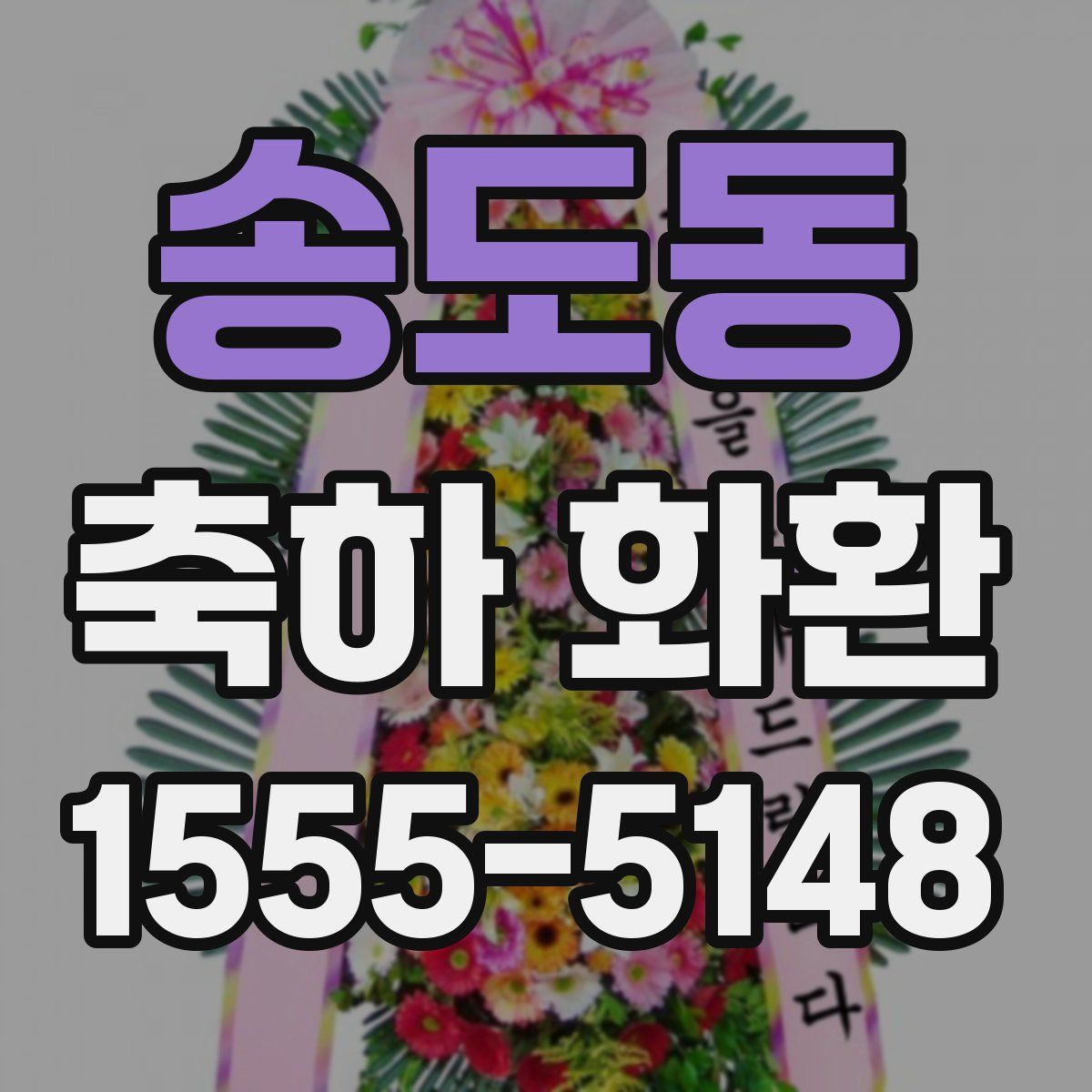 송도동 축하 화환