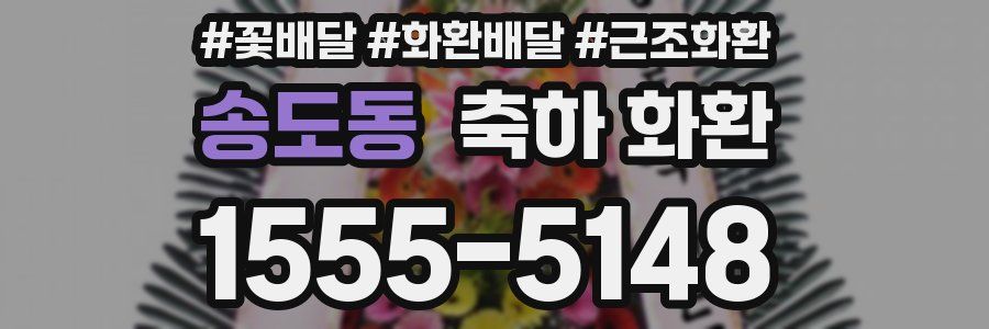 송도동 축하 화환