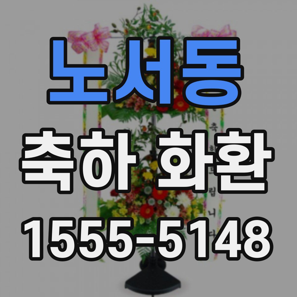 노서동 축하 화환