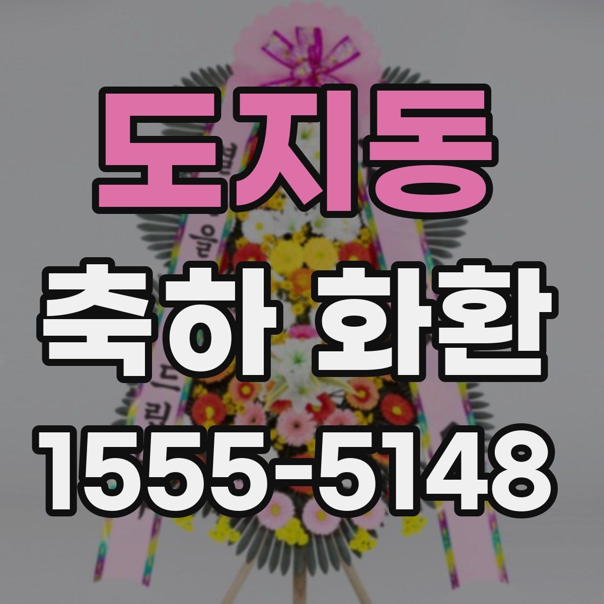 도지동 축하 화환