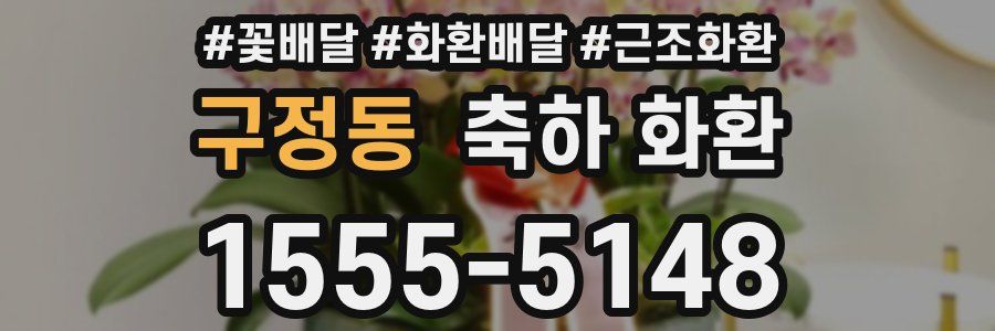 구정동 축하 화환